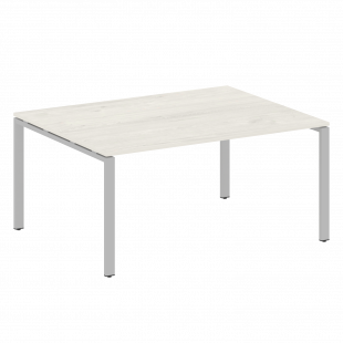 Metal System Перег. стол (1 столешница) на П-образном м/к БП.ПРГ-1.4 Дуб наварра/Серый металл 1600*1235*750