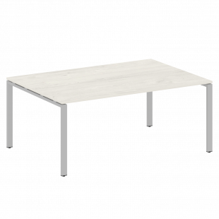 Metal System Перег. стол (1 столешница) на П-образном м/к БП.ПРГ-1.5 Дуб наварра/Серый металл 1800*1235*750