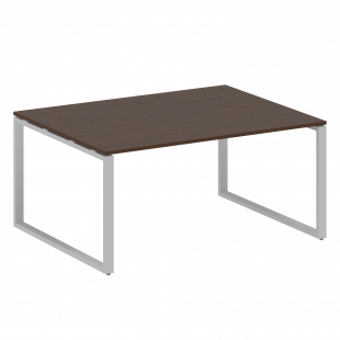 Metal System Перег. стол (1 столешница) на О-образном м/к БО.ПРГ-1.4 Венге/Серый металл 1600*1235*750