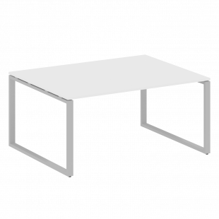 Metal System Перег. стол (1 столешница) на О-образном м/к БО.ПРГ-1.4 Белый/Серый металл 1600*1235*750