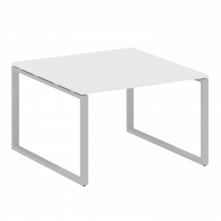 Metal System Перег. стол (1 столешница) на О-образном м/к БО.ПРГ-1.2 Белый/Серый металл 1200*1235*750