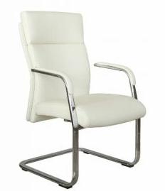 Кресло RCH С1511 нат.кожа белый (6207)