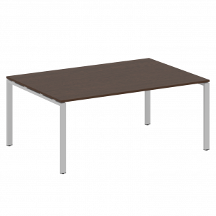 Metal System Перег. стол (1 столешница) на П-образном м/к БП.ПРГ-1.5 Венге/Серый металл 1800*1235*750