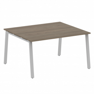 Metal System Перег. стол (1 столешница) на А-образном м/к БА.ПРГ-1.3 Вяз/Серый металл 1400*1235*750