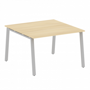 Metal System Перег. стол (1 столешница) на А-образном м/к БА.ПРГ-1.2 Акация/Серый металл 1200*1235*750