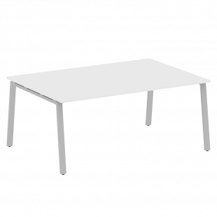 Metal System Перег. стол (1 столешница) на А-образном м/к БА.ПРГ-1.5 Белый/Серый металл 1800*1235*750