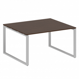 Metal System Перег. стол (1 столешница) на О-образном м/к БО.ПРГ-1.3 Венге/Серый металл 1400*1235*750