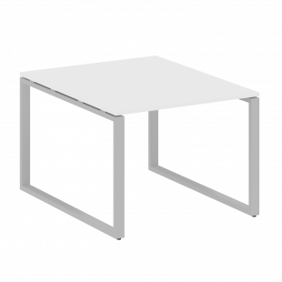 Metal System Перег. стол (1 столешница) на О-образном м/к БО.ПРГ-1.1 Белый/Серый металл 1000*1235*750