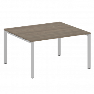 Metal System Перег. стол (1 столешница) на П-образном м/к БП.ПРГ-1.3 Вяз/Серый металл 1400*1235*750