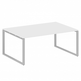 Metal System Перег. стол (1 столешница) на О-образном м/к БО.ПРГ-1.5 Белый/Серый металл 1800*1235*750