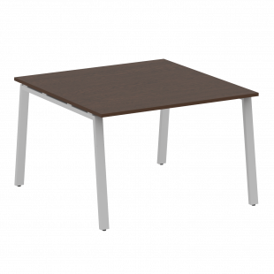 Metal System Перег. стол (1 столешница) на А-образном м/к БА.ПРГ-1.2 Венге/Серый металл 1200*1235*750