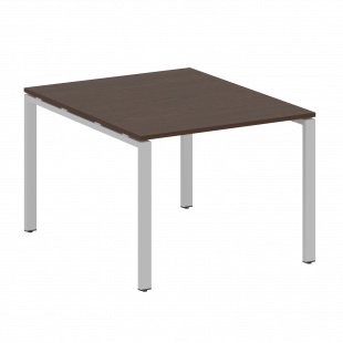 Metal System Перег. стол (1 столешница) на П-образном м/к БП.ПРГ-1.1 Венге/Серый металл 1000*1235*750