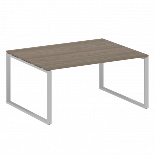 Metal System Перег. стол (1 столешница) на О-образном м/к БО.ПРГ-1.4 Вяз/Серый металл 1600*1235*750