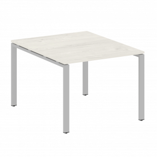 Metal System Перег. стол (1 столешница) на П-образном м/к БП.ПРГ-1.1 Дуб наварра/Серый металл 1000*1235*750