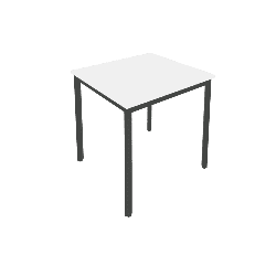 Slim Стол письменный на металлокаркасе С.СП-2 Белый/Антрацит металл 780*720*750