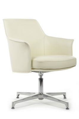 Кресло С1918 Белый (6207) натуральная кожа