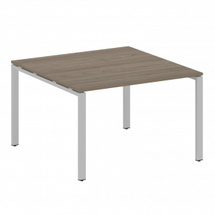 Metal System Перег. стол (1 столешница) на П-образном м/к БП.ПРГ-1.2 Вяз/Серый металл 1200*1235*750
