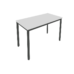 Slim Стол письменный на металлокаркасе С.СП-4.1 Серый/Антрацит металл 1180*600*750