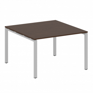 Metal System Перег. стол (1 столешница) на П-образном м/к БП.ПРГ-1.2 Венге/Серый металл 1200*1235*750