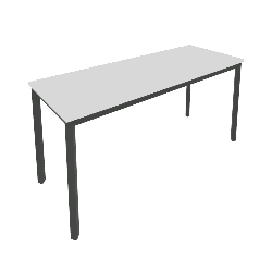 Slim Стол письменный на металлокаркасе С.СП-6.1 Серый/Антрацит металл 1580*600*750