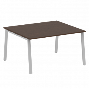 Metal System Перег. стол (1 столешница) на А-образном м/к БА.ПРГ-1.3 Венге/Серый металл 1400*1235*750