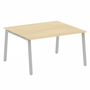Metal System Перег. стол (1 столешница) на А-образном м/к БА.ПРГ-1.3 Акация/Серый металл 1400*1235*750