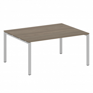 Metal System Перег. стол (1 столешница) на П-образном м/к БП.ПРГ-1.4 Вяз/Серый металл 1600*1235*750