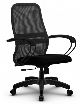 Кресло SU-CK130-8/подл.100/осн.001 - Темно-серый/Черный