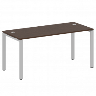 Metal System Стол письменный на П-образном м/к БП.СП-4 Венге/Серый металл 1600*720*750