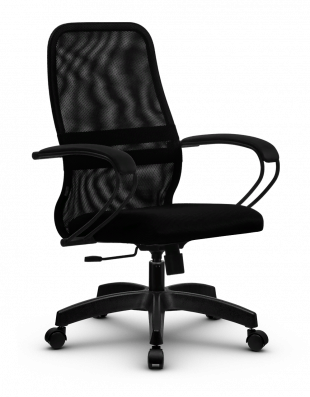 Кресло SU-CK130-8/подл.100/осн.001 - Черный
