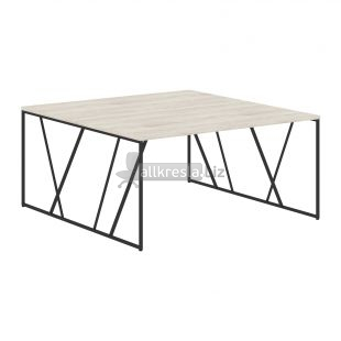 ЛОФТИС Стол LWST 1516 Сосна Эдмонт/Черный 1560х1606х750 (loftis)