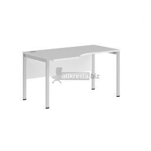 ИКСТЕН М Стол письменный XMCET 149(L) Белый/Алюминий 1400х900х750 (xten-m)
