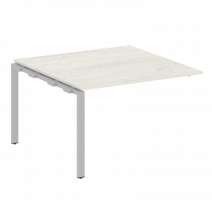 Metal System Проходной элемент перег. стола на П-образном м/к БП.ППРГ-2 Дуб наварра/Серый металл 1200*1235*750