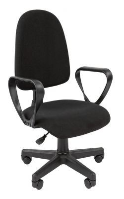 Офисное кресло Стандарт Престиж Россия ткань С-3 черный