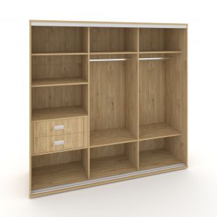 Марис Комплект №6, 3-х секционного шкафа низкого L=2369мм SH.K3-6.2 K6 Тиквуд Светлый 2369*600*2006 (maris)