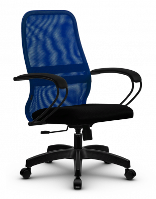 Кресло SU-CK130-8/подл.100/осн.001 - Синий/Черный