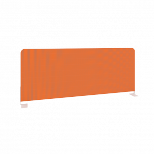 Onix Экран тканевый боковой O.TEKR-98 Оранжевый/Белый металл 980*390*22