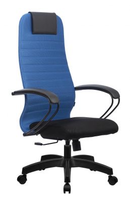 Офисное кресло Kaori/Каори NEW PL (bp10) - сетчатая ткань синяя/черная