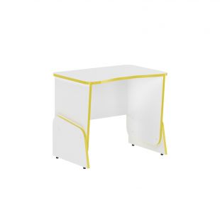 Купить skilll стол stg 7050 белый/желтый бриллиант 700х500х595/695