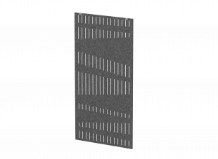 FO Перегородка с декором "Диаграмма" (фурнитура в комплекте) 120х1,2х240 (06 Мокрый асфальт)