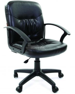 CH 651 офисное кресло - Черная экокожа