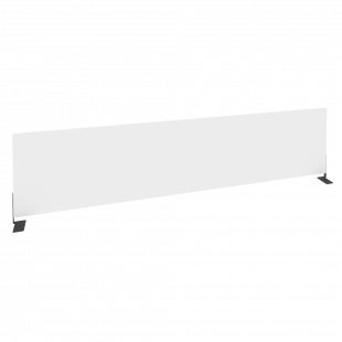 Onix Экран боковой (ЛДСП) O.EKR-163 Белый бриллиант/Антрацит металл 1635*370*18