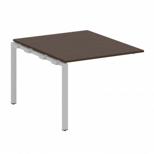 Metal System Проходной элемент перег. стола на П-образном м/к БП.ППРГ-1 Венге/Серый металл 1000*1235*750