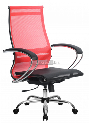 Офисное кресло Кимико М (сетка красный/черный)
