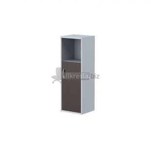 IMAGO Шкаф колонка с глухой малой дверью СУ-2.1(R) Венге Магия/Металлик