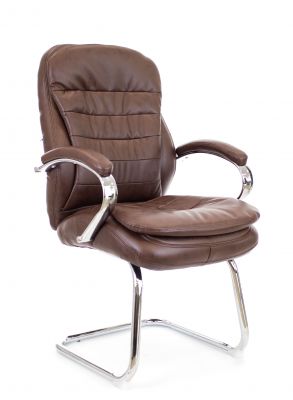 Офисное кресло EvP Valencia CF экокожа коричневый