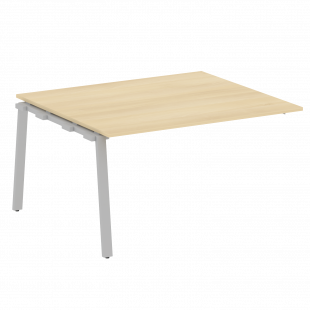 Metal System Проходной элемент перег. стола на А-образном м/к БА.ППРГ-3 Акация/Серый металл 1400*1235*750