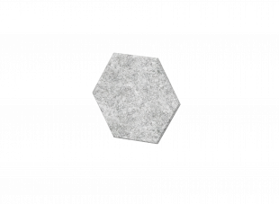 FO Настенная плитка шестигранная 35х30х1,2 (08 Серый мрамор)