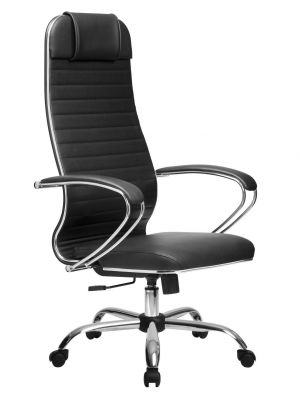Офисное кресло Kin/Кин CH (к6.1) - кожа рец. NewLeather черная