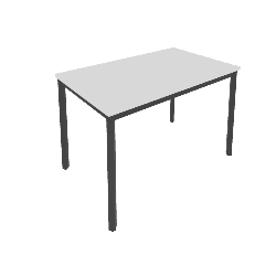 Slim Стол письменный на металлокаркасе С.СП-4 Серый/Антрацит металл 1180*720*750